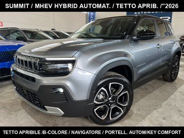 JEEP Avenger 1.2 T 110CV MHEV Summit TETTO APRIB.+NAVIG./"2026