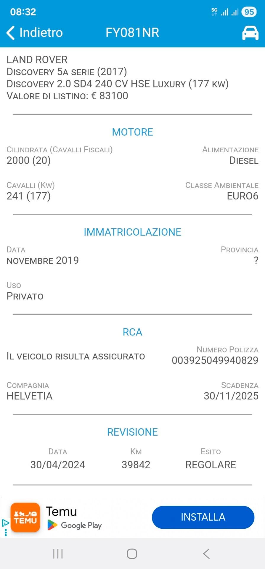 Land Rover Discovery 2.0 SD4 240 CV HSE Luxury