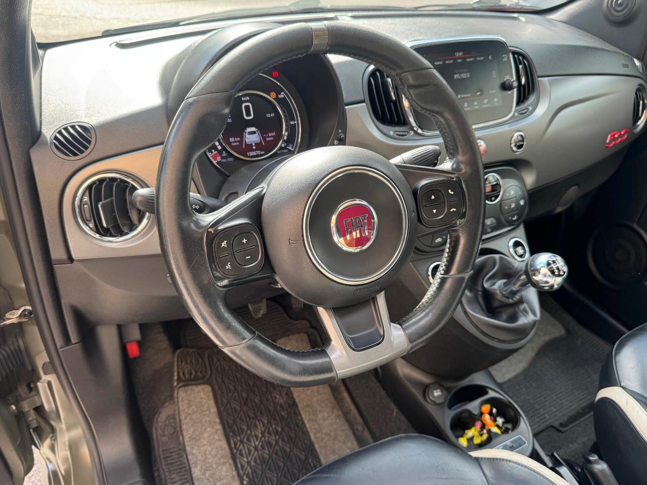 FIAT 500 1.3 MJ 95 CV. E6 RIVA TETTO+PELLE+BIXENO