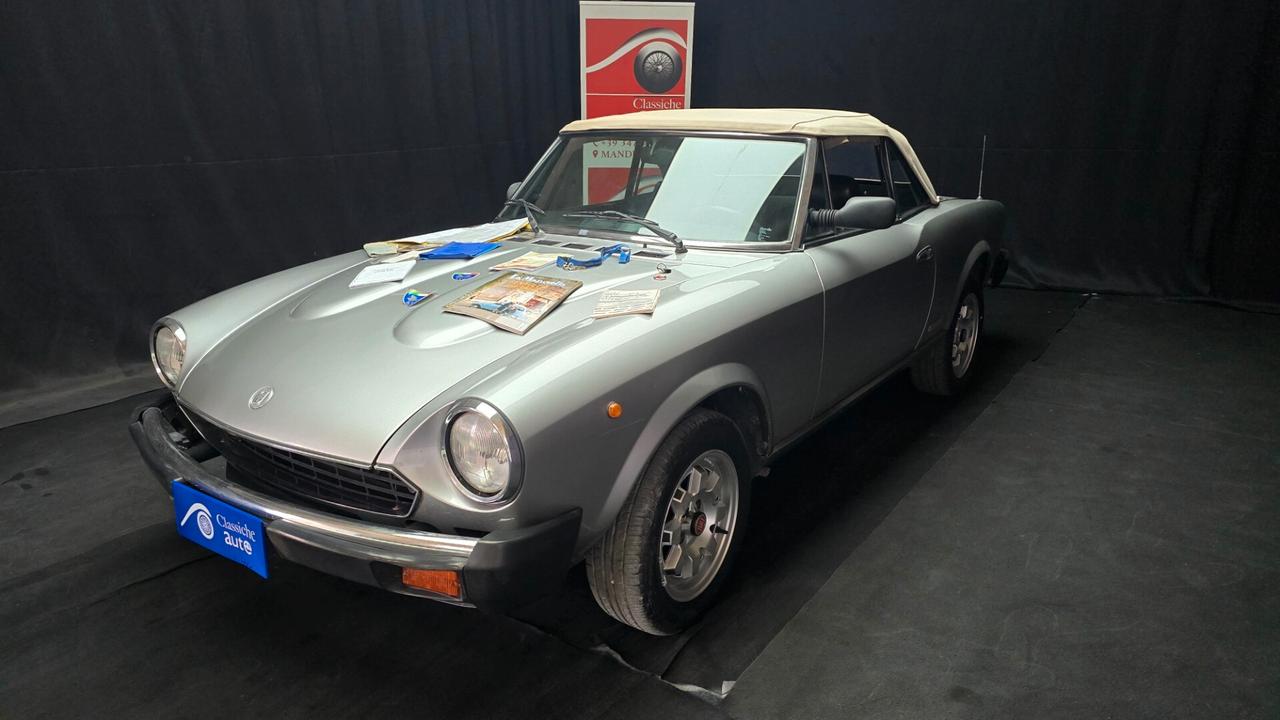 Fiat 124 Spider DS Pininfarina Europa, certificata ASI CON CRS.