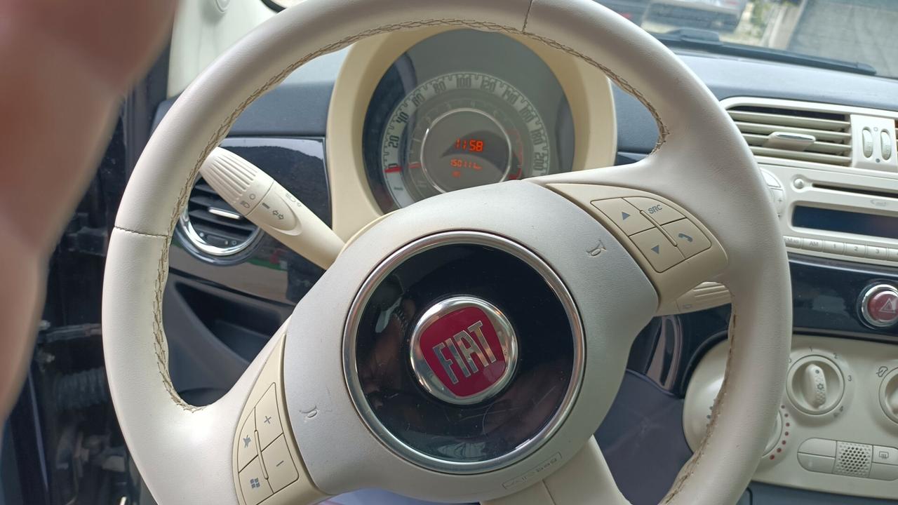 Fiat 500 1.2 benzina Lounge anno 2009