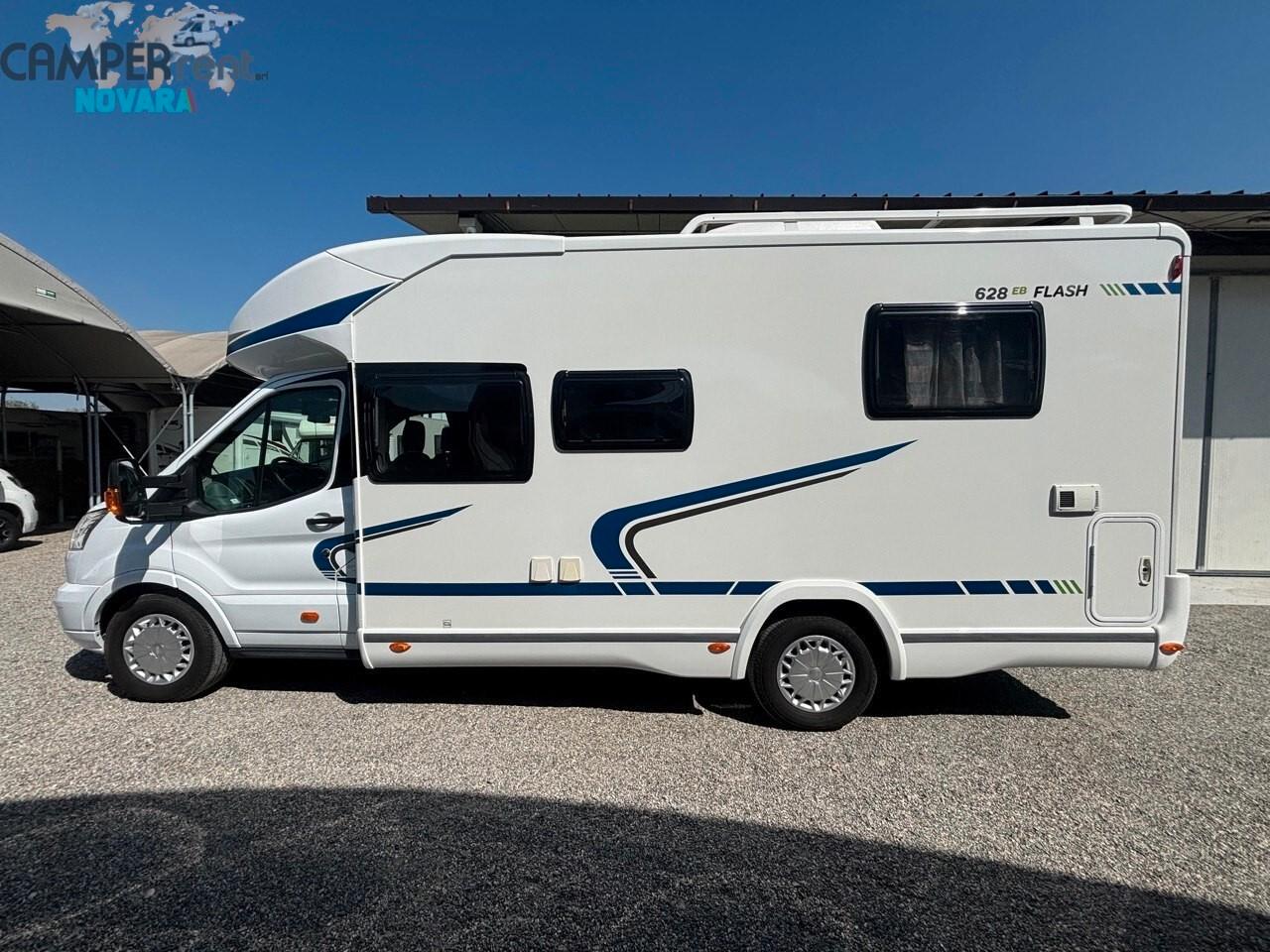 Chausson FLASH 628 EB - SEMINTEGRALE LETTO NAUTICO