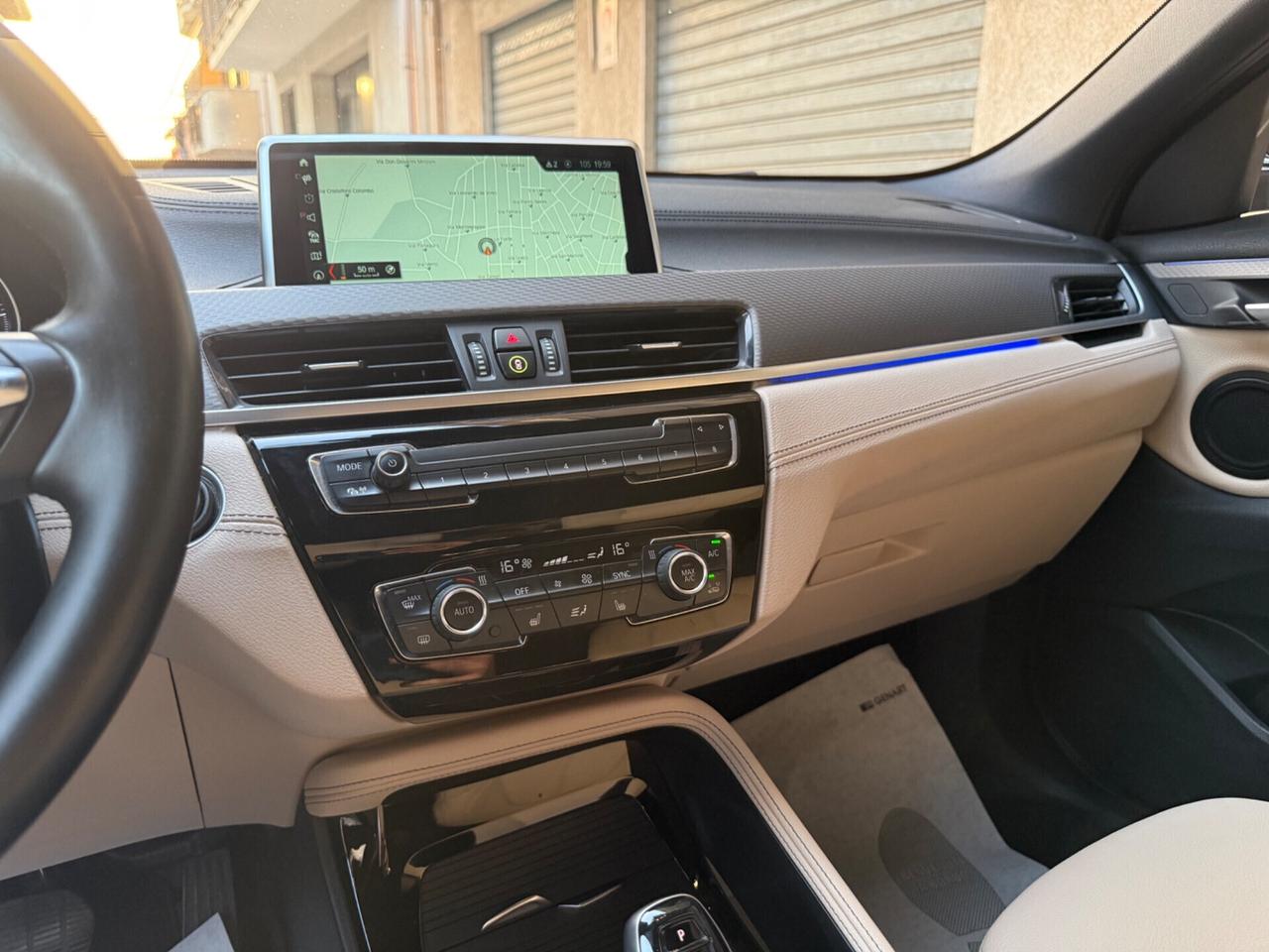 Bmw X2 sDrive18d Msport stra full, luci ambiente