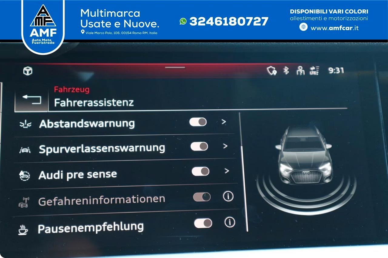 Audi A3 Sportback 35 2.0 TDI S line +Matrix+Navi+VC