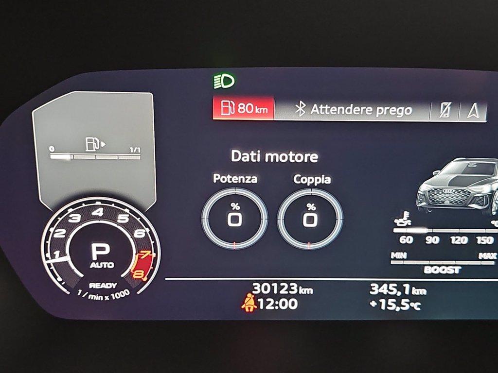 AUDI Rs3 sportback 2.5 tfsi quattro s-tronic del 2022