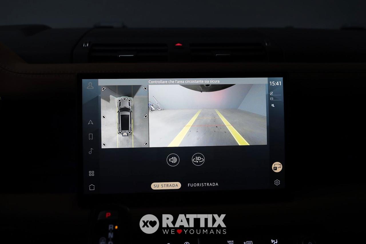 Land Rover Defender 3.0d 3.0 i6 Mhev 300CV X AWD Auto 8p.ti + tetto apribile & roof rack