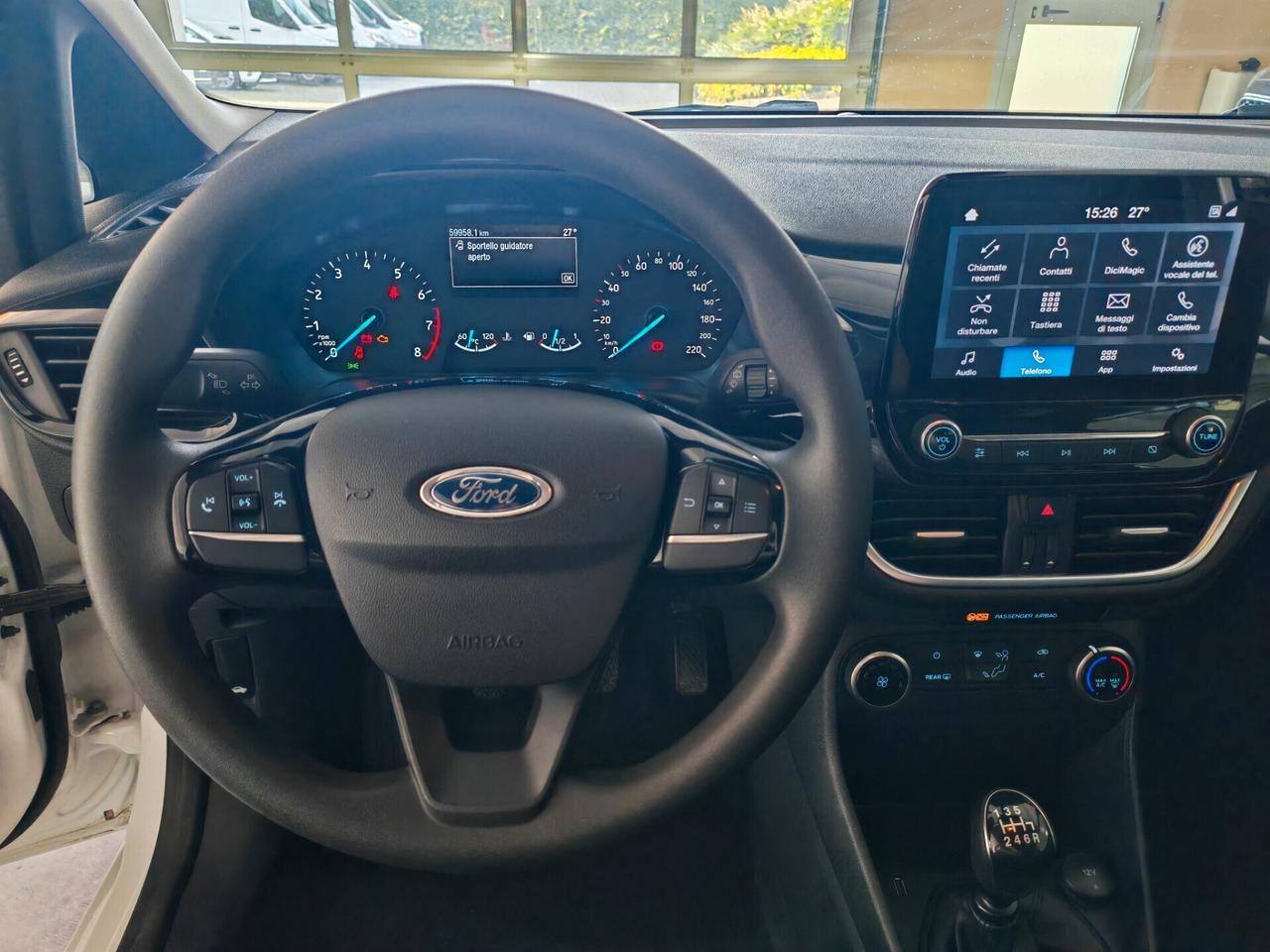 Ford Fiesta VAN hybrid 125cv Autocarro N1 2 posti uniprop