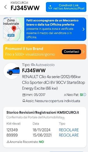 Renault Clio Sporter dCi 8V 90CV Start&Stop Energy Intens