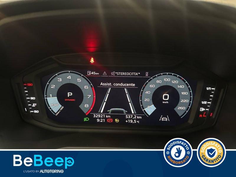 Audi A1 SPORTBACK 40 2.0 TFSI S LINE EDITION 207CV S-TR