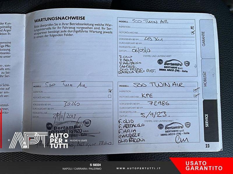 FIAT 500 500 0.9 TwinAir Turbo