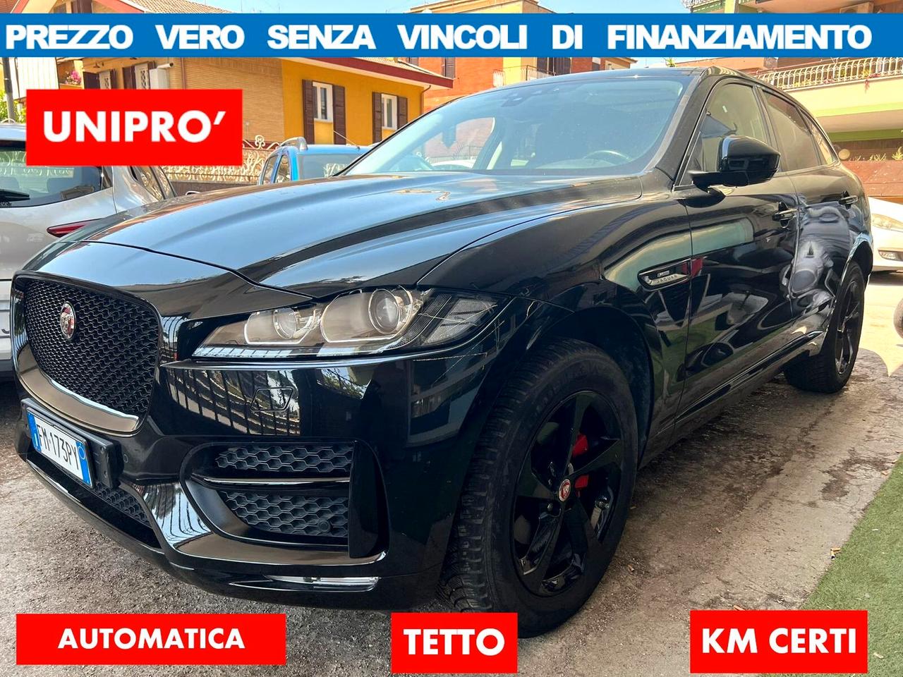 Jaguar F-Pace 2.0 D R-SPORT*NO VINCOLI FINANZ* AUTOM AWD KM CERTIFICATI AZIENDALE UNIPRO
