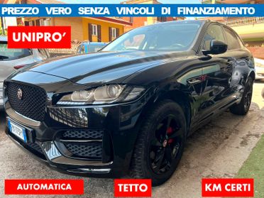 Jaguar F-Pace 2.0 D R-SPORT*NO VINCOLI FINANZ* AUTOM AWD KM CERTIFICATI AZIENDALE UNIPRO