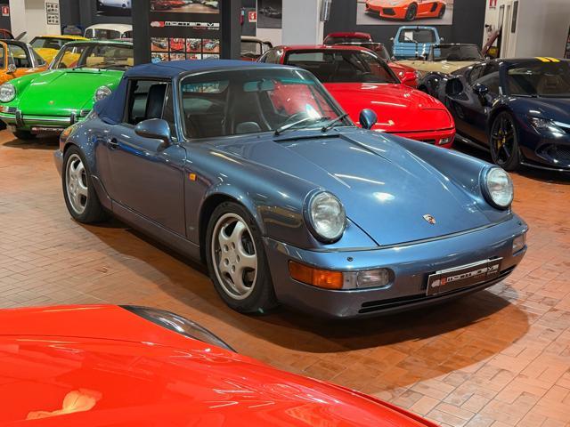 PORSCHE 964 Cabrio-Baltic Blu-Pelle Blu-Capote Blu