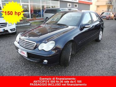MERCEDES-BENZ C 220 CDI 150cv Classic 6M -Km CERTIFICATI- "PRONTO USO"