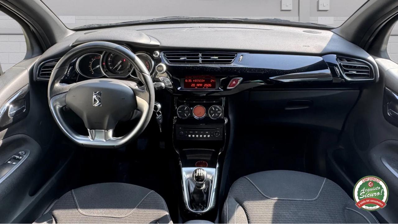 Ds DS3 3 1.6 HDi 90 ** Garanzia Guasti 12 mesi**
