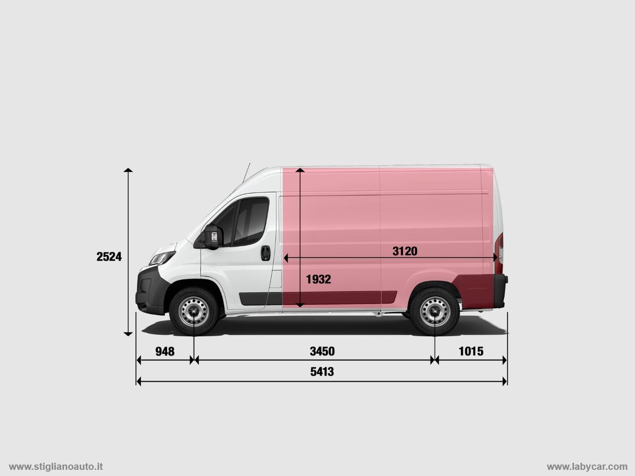 Ducato 35 2.2Mjt 140 Furgone LASTRATO L2H2 MY25