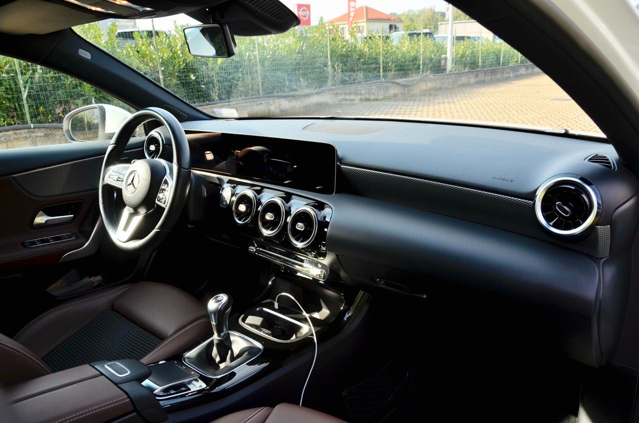 MERCEDES-BENZ A180 1.4 SPORT 136cv MANUALE, BENZINA/GPL, ESENTE BOLLO, EURO 6D, FARI LED, APPLE/ANDROID, PERMUTE