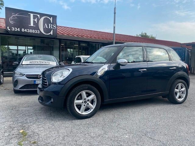 MINI COUNTRYMAN 1.6 D - 12 MESI GARANZIA EUROPEA - NEOPATENTATO