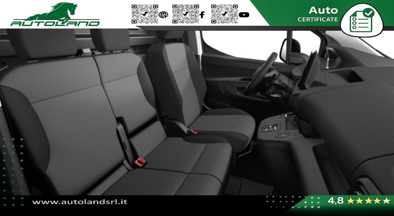 PEUGEOT Partner Diesel 1.5 102cv L1 MultiFlex 3Posti *IVA ESPOSTA*