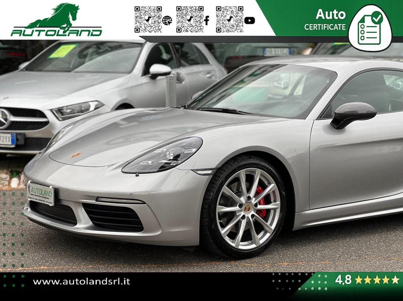 Porsche 718 Cayman 2.0 300cv pdk UNIPRO UFFICIALE