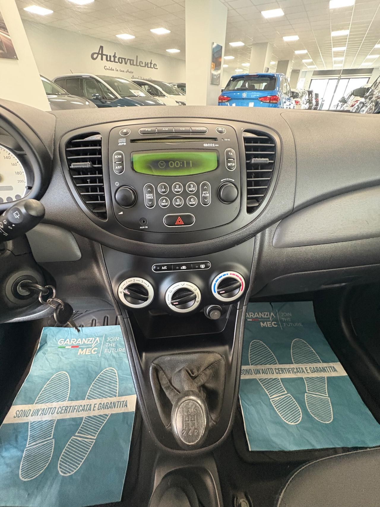 Hyundai i10 Style 1.1 benzina 66cv 2010 km 133000