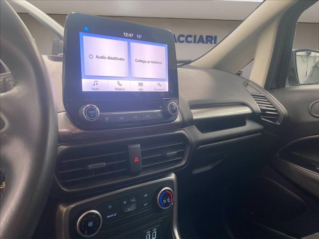 FORD EcoSport 1.5 ecoblue Plus s&s 100cv my19 del 2019