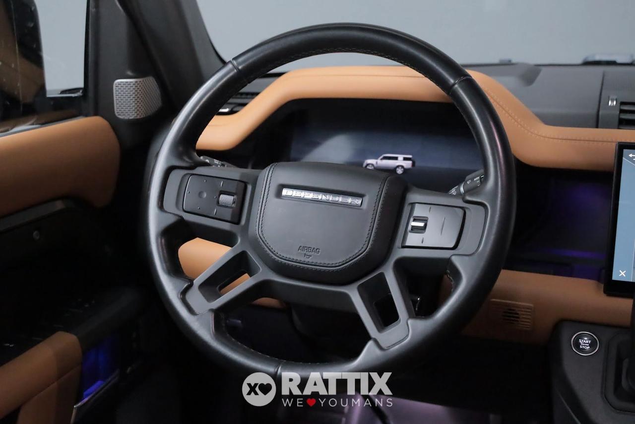 Land Rover Defender 3.0d 3.0 i6 Mhev 300CV X AWD Auto 8p.ti + tetto apribile & roof rack