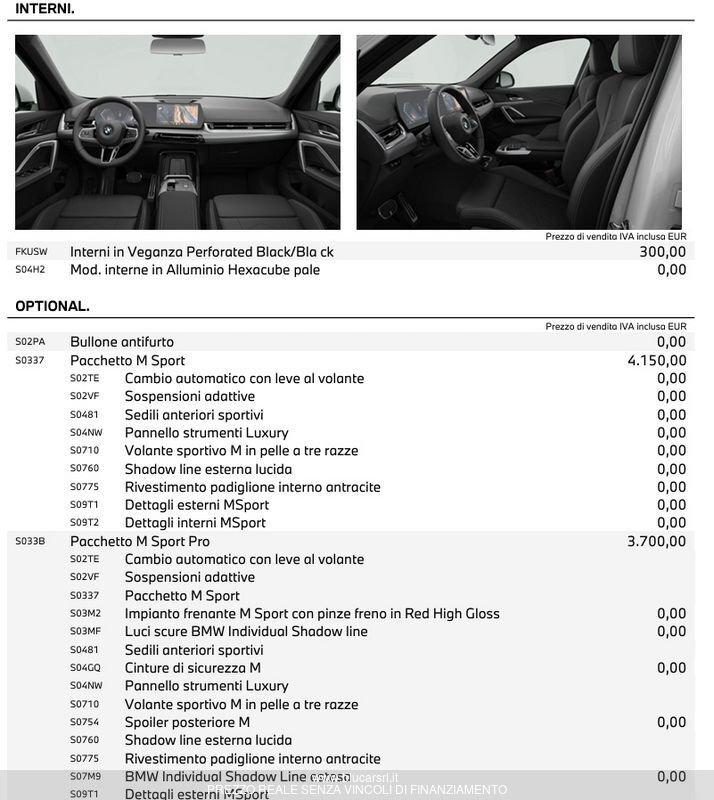 BMW X1 X1 sDrive 18d Msport Pro