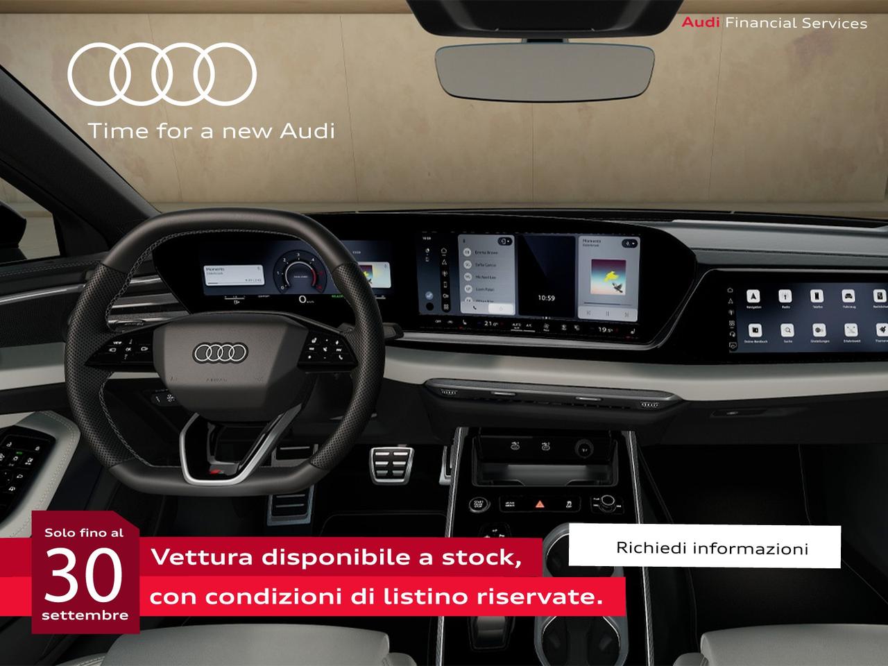Audi A6 2.0 tdi mhev + s line edition quattro 204cv s-tronic