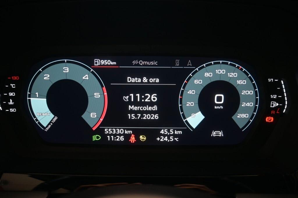 AUDI A3 SPORTBACK 30 TDI 115CV 6M. BUSINESS ( FARI LED - VIRTUAL COCKPIT - CRUISE - CLIMA BIZONA - MIRROR - NAVI - SENSORI POST. ) CC. 1.968