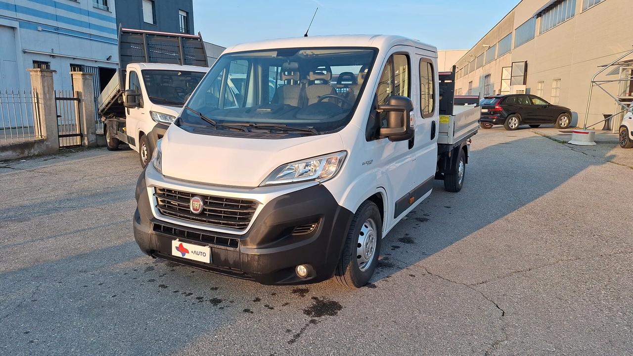 Fiat Ducato 35 2.3 MJT 130CV PLM-DC Cabinato CASSONE FISSO + GRU FASSI