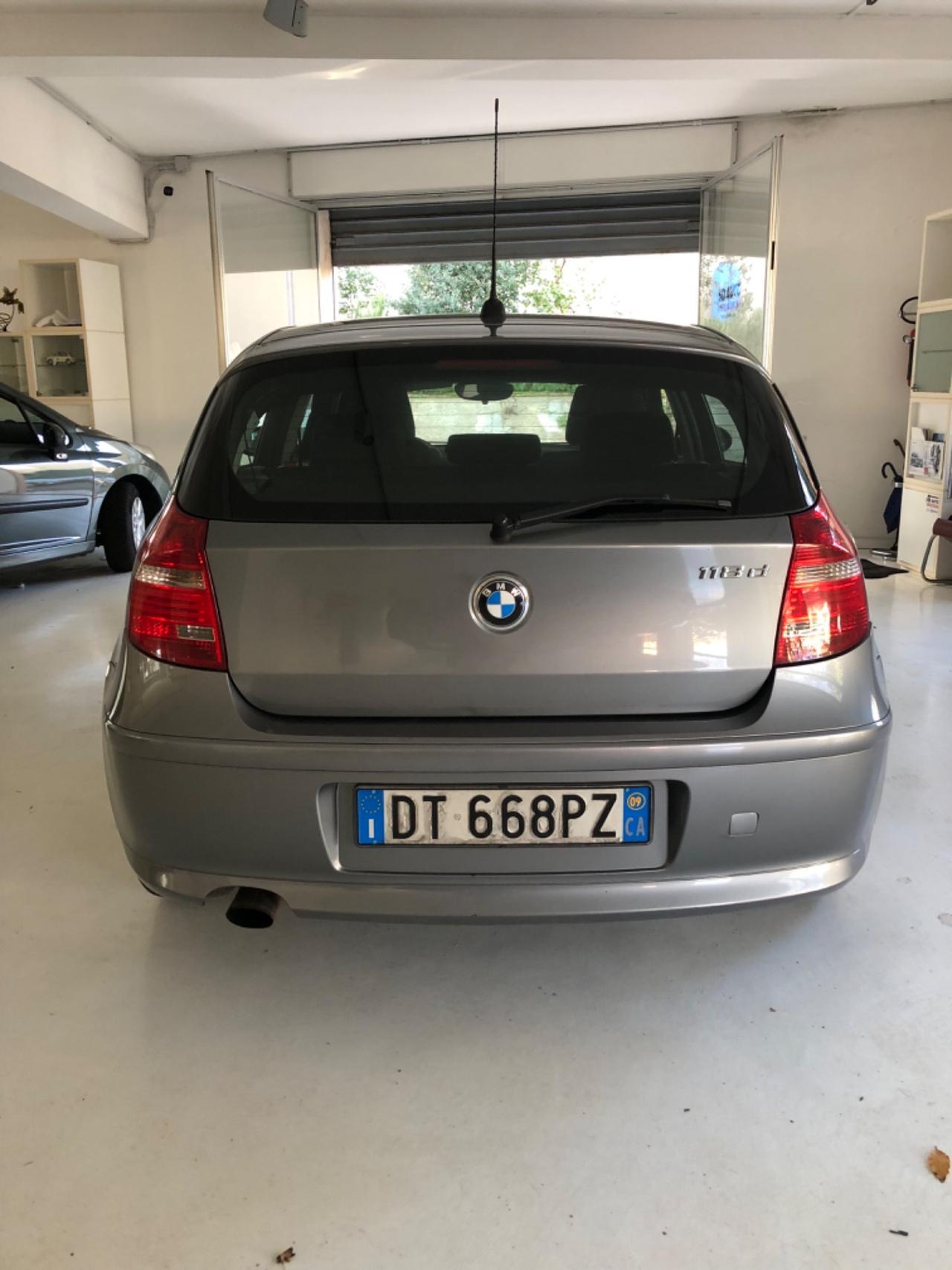 Bmw 118 118d cat 5 porte Futura DPF