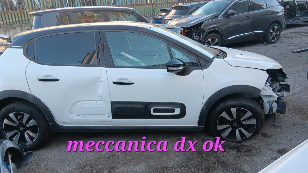 Citroen C3 shine incidentata sinistrata mondialcars km 3100