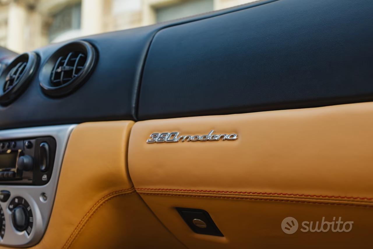 Ferrari 360 Modena F1 Italiana targa ORO 22.000km