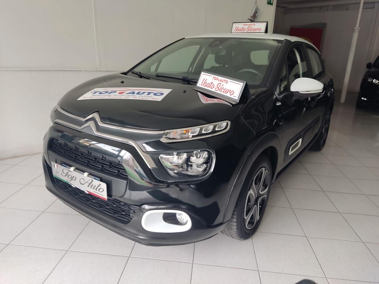 Citroen C3 BlueHDi 100 S&S Shine bicol nero bianco