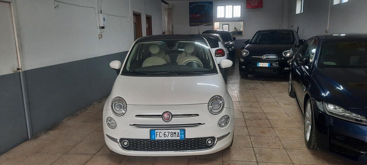 Fiat 500 cc0.9 twinair turbo benzina cambio automatico anno 2016