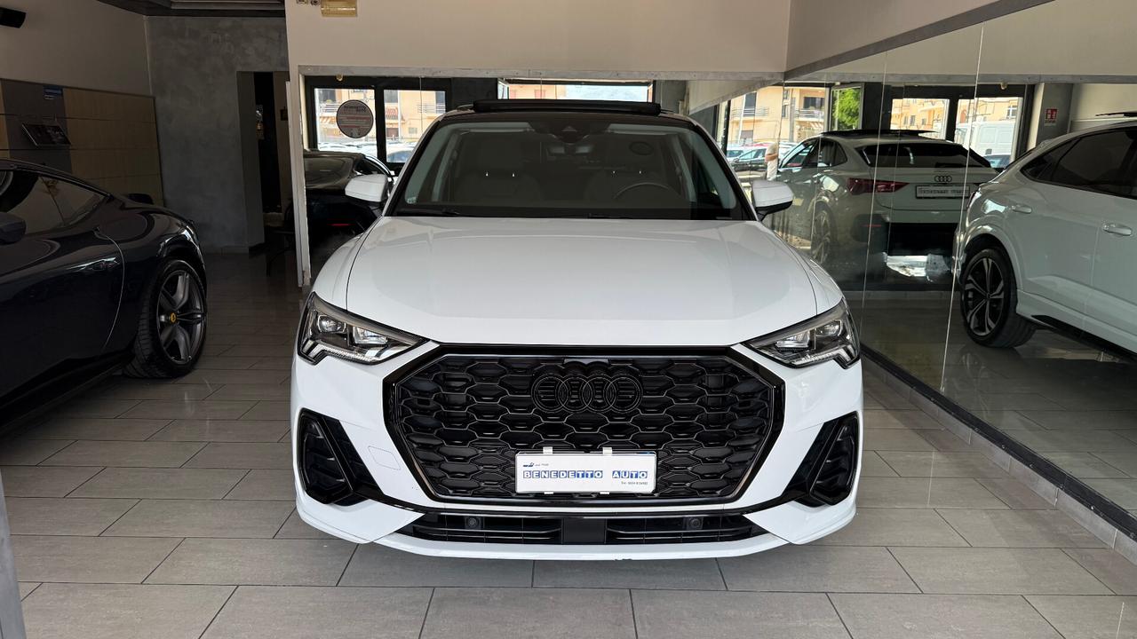 AUDI Q3 SPORTBACK S LINE TETTO IDENTITY BLACK