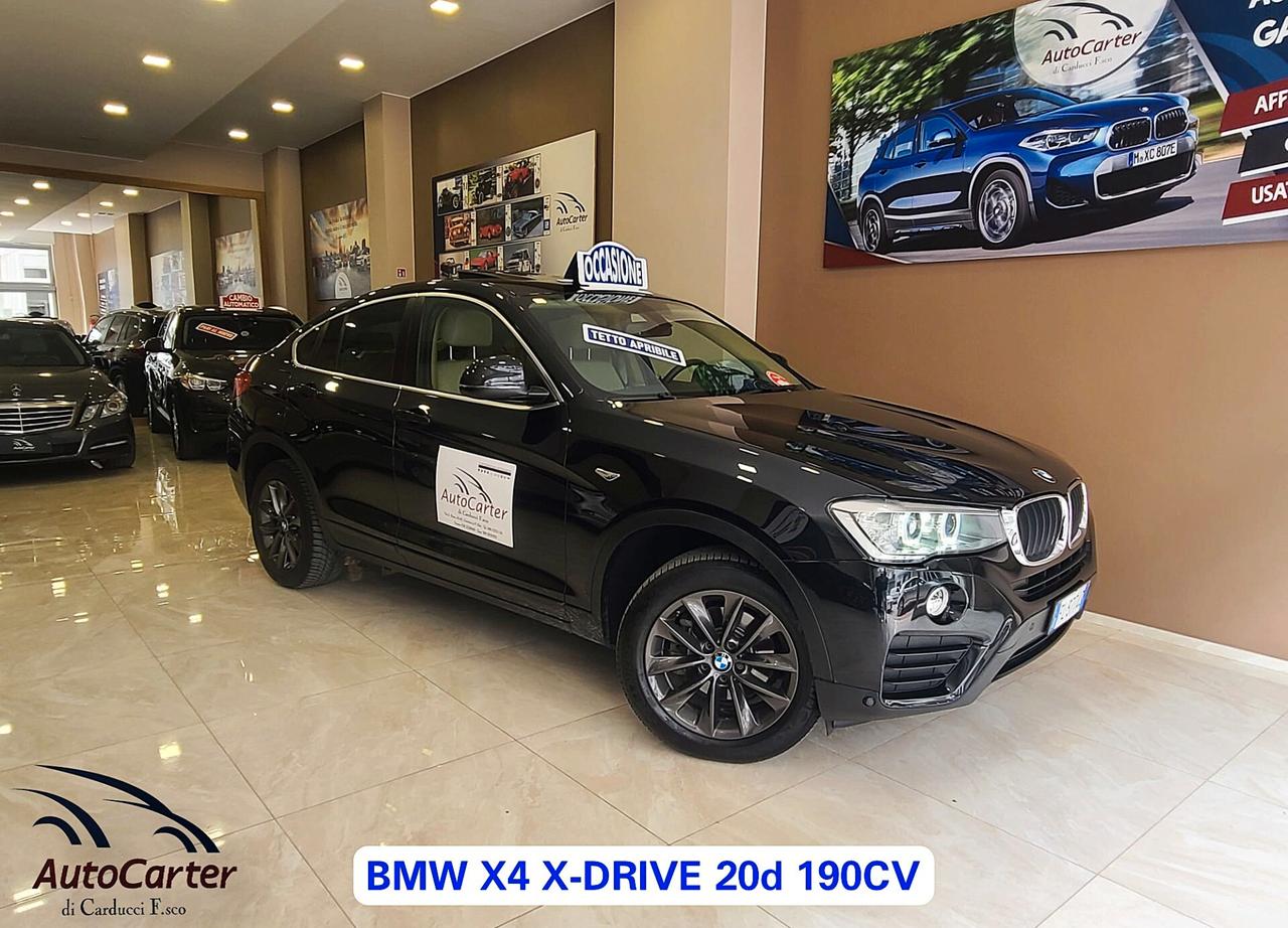 Bmw X4 x-Drive 20d 190CV *TETTO*PERFETTA