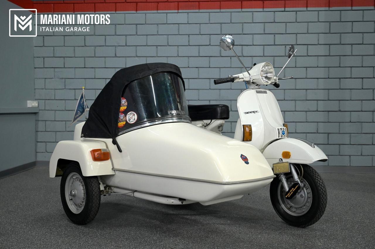 Vespa P200E Sidecar TARGA ORO 3 Posti!