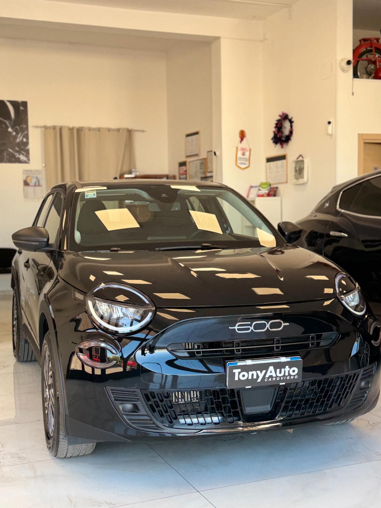 Fiat 600 1.2 hybrid La Prima II 110cv automatica APPLE CARPLAY,VIRTUAL COCKPIT,SENSORI PARCHEGGIO,GARANZIA UF