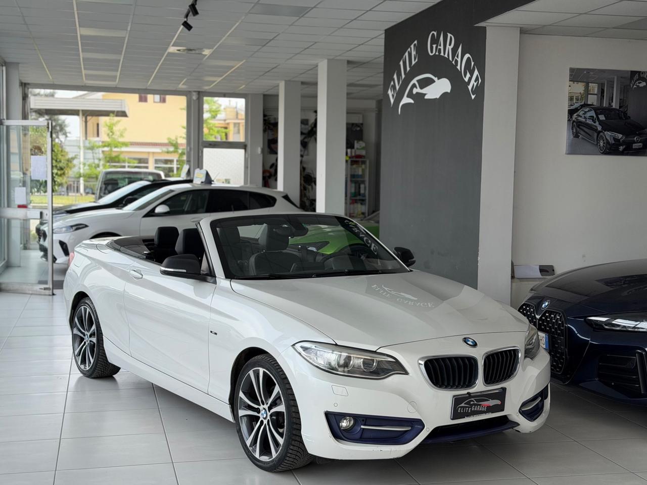 Bmw 218i Cabrio Sport Bianco Perla