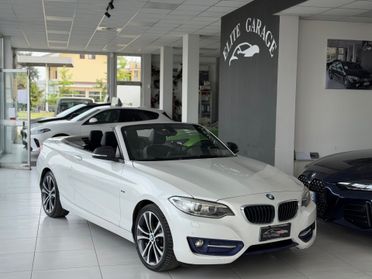 Bmw 218i Cabrio Sport Bianco Perla