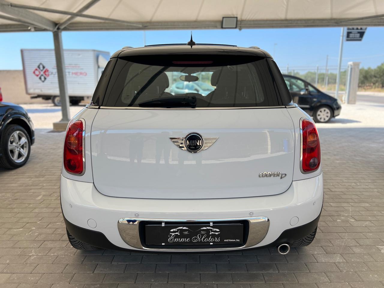 Mini Cooper D Countryman 1.6 110 Cv DOPPIO TETTO PANORAMICO