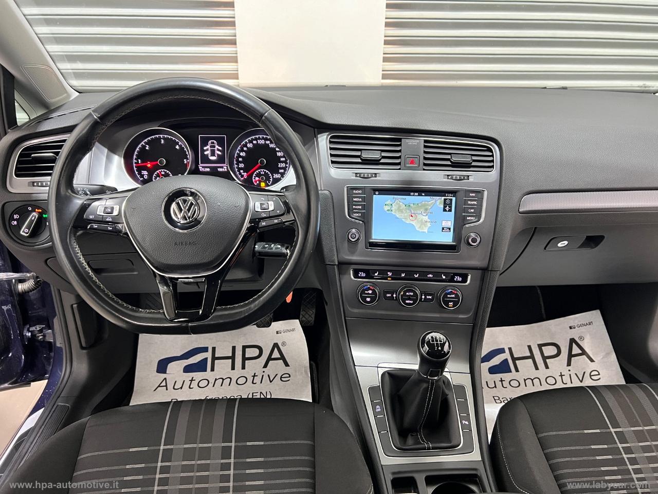 VOLKSWAGEN Golf 1.6TDI 110CV NAVI SENSORI CLIMATRONIC