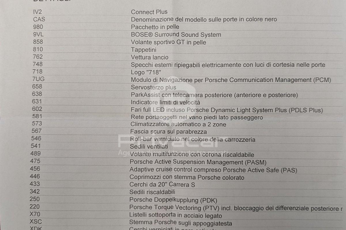 PORSCHE 718 Boxster 2.5 S