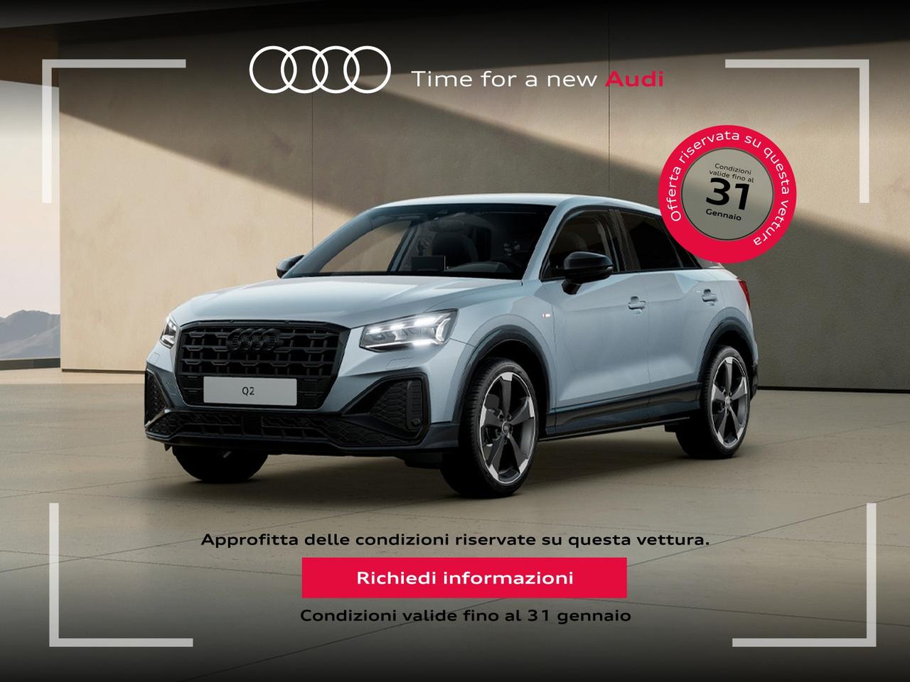 Audi Q2 35 2.0 tdi identity black s-tronic