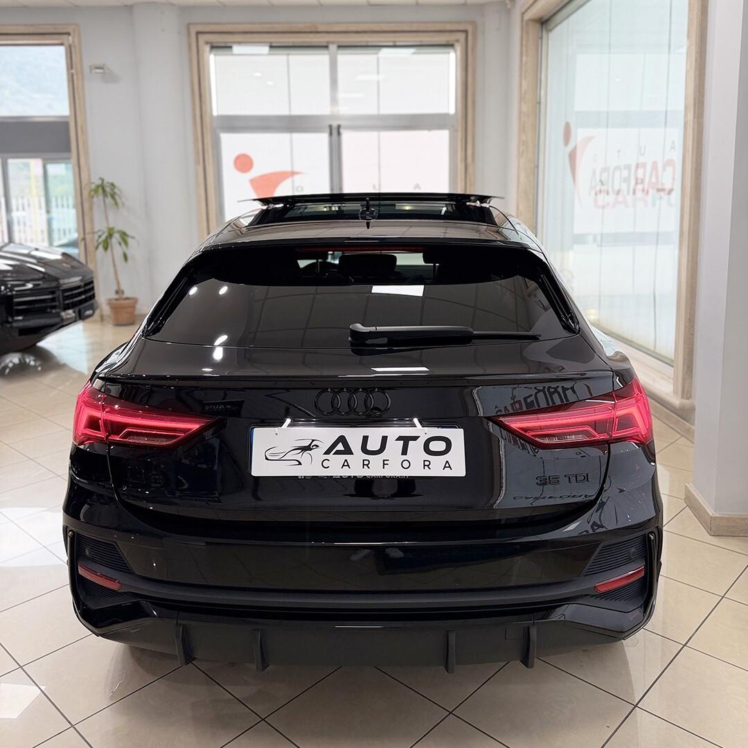 Audi Q3 Sportback 35 TDI Identity Black |tetto apribile|