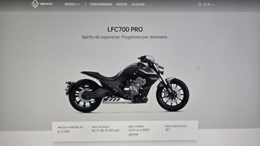 Benda Motorcycles LFC 700 PRO ABS EURO 5 +