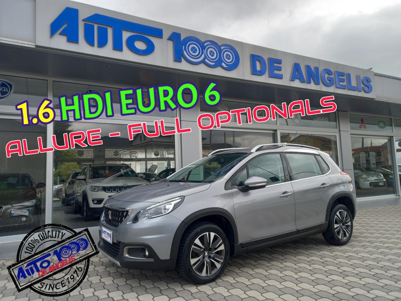 Peugeot 2008 1.6 BLUEHDI 100 cv *** ALLURE - FULL OPTIONALS *** EURO 6