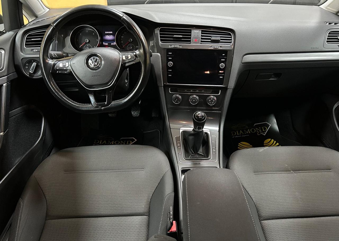 VOLKSWAGEN GOLF 7.5 1.6 TDI 115 cv BlueMotion-2020